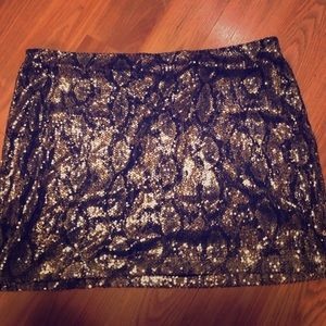Express Sequin Skirt